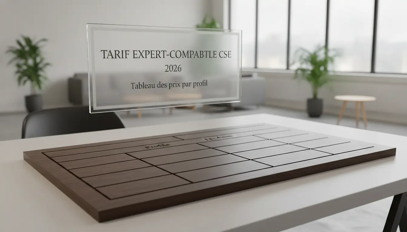 Tableau des tarifs selon votre profil